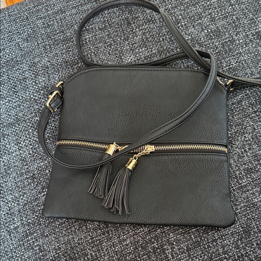 Elegant Black Crossbody Bag